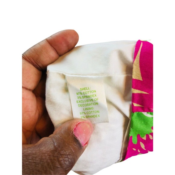 8172 Lilly Pulitzer women's sz 4 tropical floral short sleeve dress - Picture 10 of 10